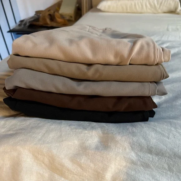 Abercrombie & Fitch Women’s Sloan Tailored Wide Leg Pants (5 pair) - Picture 6 of 6